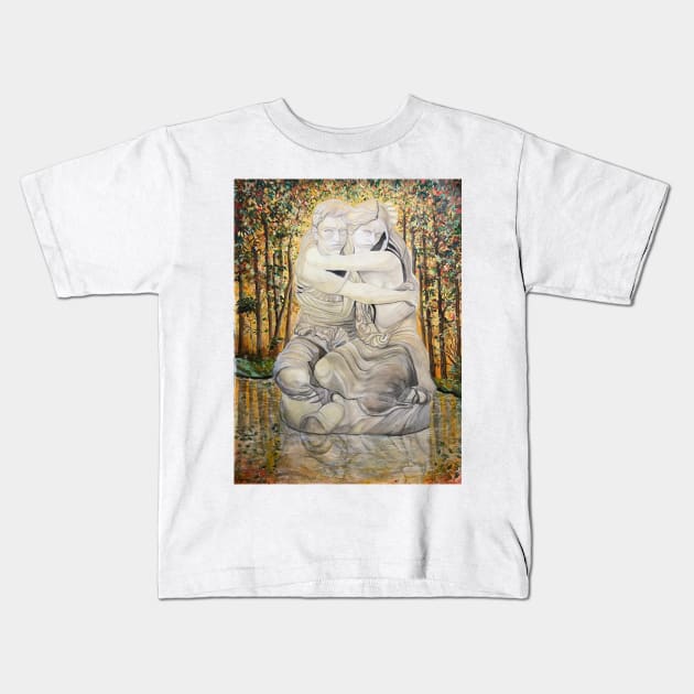 Hold on Kids T-Shirt by KirstenAngelArt